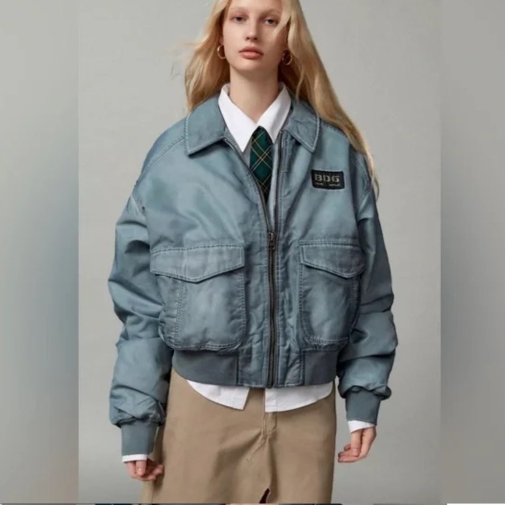 NWOT BDG Sydney Nylon Bomber Jacket